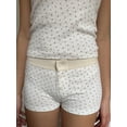 thumbnail image 3 of Yunliwuli Women Lounge Shorts, Low Waist Button Closure Printed Slim Pajama Shorts Sleepwear, 3 of 7