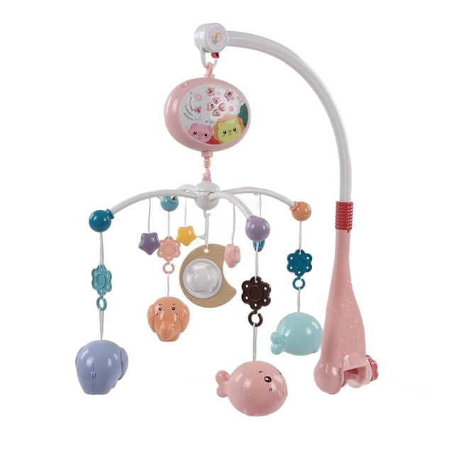 Móvil Musical Jadeshay Móvil para Bebés con Luz y Sonido Control Remoto