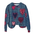 thumbnail image 4 of Inverlee Women's Valentine's Day Sweatshirts Cute Love Heart Graphic Sweatshirts Casual Pullover Sweater Tops Crewneck Teen Girls Long Sleeve Tops for Women, 4 of 4