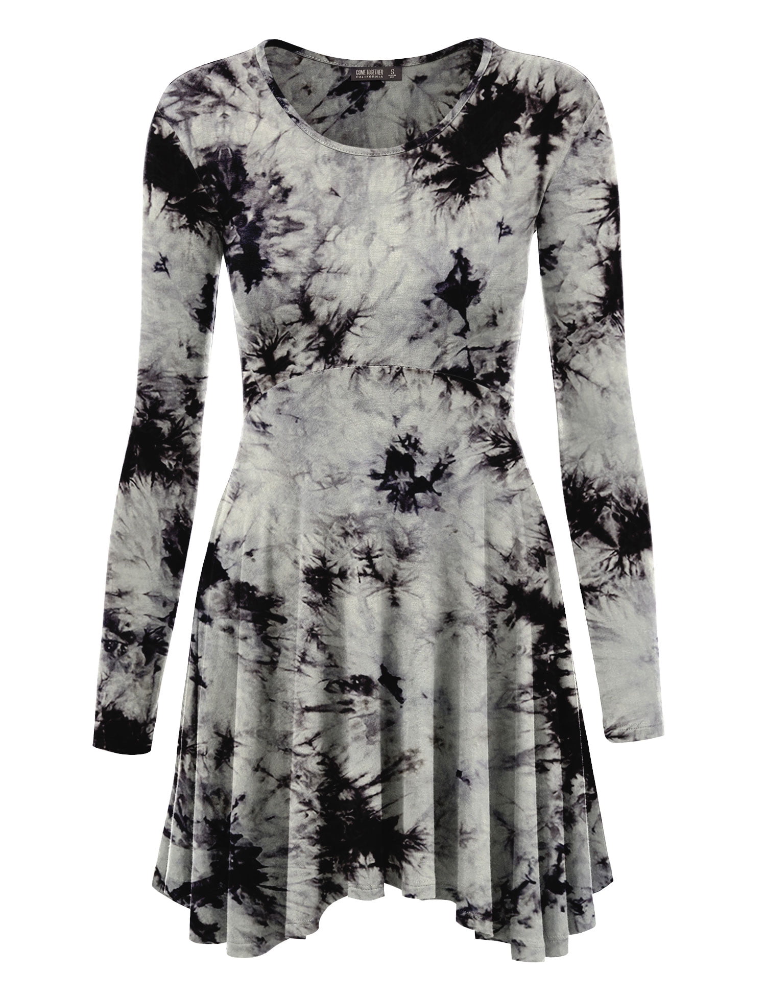 womens tie dye tunic top