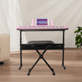 thumbnail image 7 of Tcbosik 61 Key Portable Keyboard with Stand, Bench and Music Rest, Piano Set with LED Screen, Built-In Speakers, Headphone, Microphone and 3 Teaching Modes for Beginners, Pink, 7 of 7