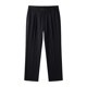 thumbnail image 4 of Ceisia Men's Solid Color Pleated Drapey Casual Trousers Relaxed Straight Leg Dress Pants Gifts, 4 of 8
