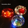 thumbnail image 4 of 10 bolas de Navidad transparentes de plástico rellenables para árbol de Navidad, caja de regalo para casa, boda, fiesta, 7-11 cm, 4 of 5