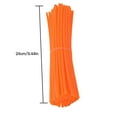 thumbnail image 4 of Wosthever 72 Uds. Cubierta de radios para rueda de bicicleta, fundas de plástico para radios de neumáticos de motocicleta, decoración para bicicleta de Ciclismo naranja Wosthever OD2875-03, 4 of 6