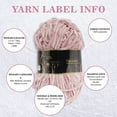 Chenille Yarn Worsted Weight Yarn 100g/skein Periwinkle 4