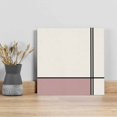 thumbnail image 5 of Abstract Gemoetric Canvas Wall Art, Art Pink Color Block Framed Wall Decor Modern Artwork Prints Painting for Living Room, Bedroom, Kitchen & Cafe Decor 16x16 Inch, 5 of 9