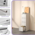 thumbnail image 7 of White Metal File Cabinet for Multiple Storage Types / Adaptable Office Storage, 7 of 7