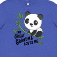 thumbnail image 4 of Inktastic My Great Grandma Loves Me Cute Panda Youth T-Shirt, 4 of 5