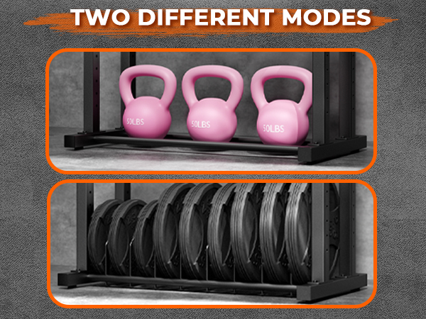 4-Tier Heavy-Duty Dumbbell Rack, 1100 lbs Capacity, Adjustable Steel Frame