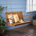 thumbnail image 3 of Outdoor Patio Furniture Sets, TAMBORA PORCH SWING, Teak Garden Patio Furniture Sets,Wood+Metal Outdoor Furniture Sets, Garden & Outdoor, Outdoor & Patio Furniture, Patio Furniture Sets TAMBORA PORCH, 3 of 11
