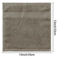 thumbnail image 3 of Unique Bargains Cotton Thick and Absorbent Dish Clothes Kitchen Plain Towels 13"x13" Brown, 3 of 6