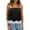QU79_Black, variant on Womens Satin Tube Tops Silky Lace Hem Strapless Bandeau Top Summer Casual Loose Fit Shirts Black L
