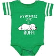 thumbnail image 3 of Inktastic Pyrenees Life is Ruff Great Pyrenees Boys or Girls Baby Bodysuit, 3 of 5