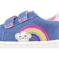thumbnail image 3 of Rainbow Daze Toddler Shoes,Casual Sneaker Hook and Loop, Rainbow Denim, Size 5, 3 of 6