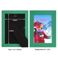 thumbnail image 6 of Grooved 4 in. x 6 in. Green Picture Frame Set (Set of 4), 6 of 6