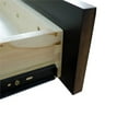 thumbnail image 4 of 61 in. Double Wooden Vanity Walnut Black White Quartz Round Sink, 4 of 22
