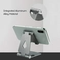 thumbnail image 2 of Z16 Aluminium Alloy Double Folding Design Phone Bracket Portable Phone Desk Aluminium Alloy Bracket, 2 of 8