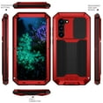 thumbnail image 4 of Allytech Rugged Case for Samsung Galaxy S24 Plus with Screen Protector & Camera Lens Sliding Cover, Anti-Drop Dustproof Hidden Kickstand Heavy Duty Triple-Layer Protection Shell, Red, 4 of 7