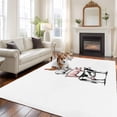 thumbnail image 2 of 8x10 Area Rugs for Living Room, Farm Animals Non Slip Area Rugs for Kitchen Bedroom Entryway, Watercolor Farmhouse Cow Pig Chickens Sheeps Washable Carpet Runner Rug Floor Mats for Bedroom Home Decor, 2 of 8