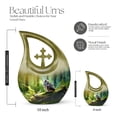 thumbnail image 2 of Owl Urn - Urns For Cremation Ashes - Cremation Urns For Ashes For Men & Women - Ash Urns For Humans - Burial Urns For Adult Human Ashes - Urns For Mom - Combo 1 Large & 1 Keepsake, 2 of 2