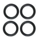 thumbnail image 2 of 10 pcs Black Rubber Oil Seal O-rings Seals washers, 2 of 5