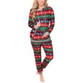 thumbnail image 1 of Conjuntos estampados de Navidad para mujer a la moda, ropa de salón, traje, Sudadera con capucha, conjunto para el hogar, Tops y pantalones Pompotops  gfhjh13133, 1 of 9