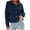 Dark Blue, variant on Fashion Cardigan Crop Cardigan Women Winter Solid Color Button Casual Long Sleeve Long Sweater Coat Cardigan Blouse Tops Sweater Pink