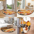 thumbnail image 7 of CURLYOOT Maple Leaf Half Round Door Mat, Indoor Outdoor Entrance Rug, Thanksgiving Semi Circular Area Rug, Non Slip Washable Absorbent Doormat, Laundry Room Rug 24'' x 36'', 7 of 7