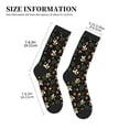 thumbnail image 3 of KLL Bees Print Cool Socks Men's Women's Crew Socks Funny Crazy Novelty Stockings, 3 of 7