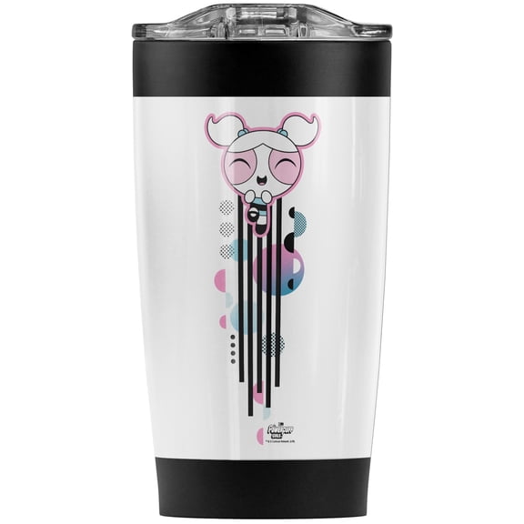 The Powerpuff Girls/Bubbles Streak Stainless Steel Tumbler 20 oz Coffee Travel Mug/Cup, Vacuum Insulated & Double Wall with Leakproof Sliding Lid | Great for Hot Drinks and Cold Beverages