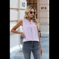 thumbnail image 4 of Blusa de Verano para Mujer, Informal, con Cuello en V, Sin Mangas, Color , Talla XXL, 4 of 9