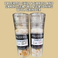 thumbnail image 2 of Palermo Chili & Garlic and Garlic Sea Salt Seasoning with Grinder 3.9 Oz Pack of 2, Savory Seasoning Powder Meat Dishes Cuisine Home Restaurant Cooking Kitchen with Snoep in Beperkte Oplage, 2 of 7