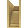 thumbnail image 4 of 11"W x 33"D x 22"H Classic Rivera Rough Cedar Woodgrain TimberThane Corbel, Primed Tan, 4 of 6