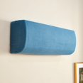 thumbnail image 1 of Nvzi 1 pieza de cubierta antipolvo para aire acondicionado de pared, elástica, de color sólido, simple, universal, 90-110 cm (azul), 1 of 5