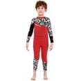 thumbnail image 3 of Traje de buceo para niños Traje de baño térmico Traje de sol para niños jóvenes XL rojo, 3 of 9