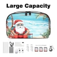 thumbnail image 3 of Santa Claus Digital Pouch with Oxford Cloth, Waterproof, 5.9x9.44x3.14 in, for Hard Drive Bags, USB Pouch, Charger Cord Organizer, Cable Organizer Clips, 3 of 6