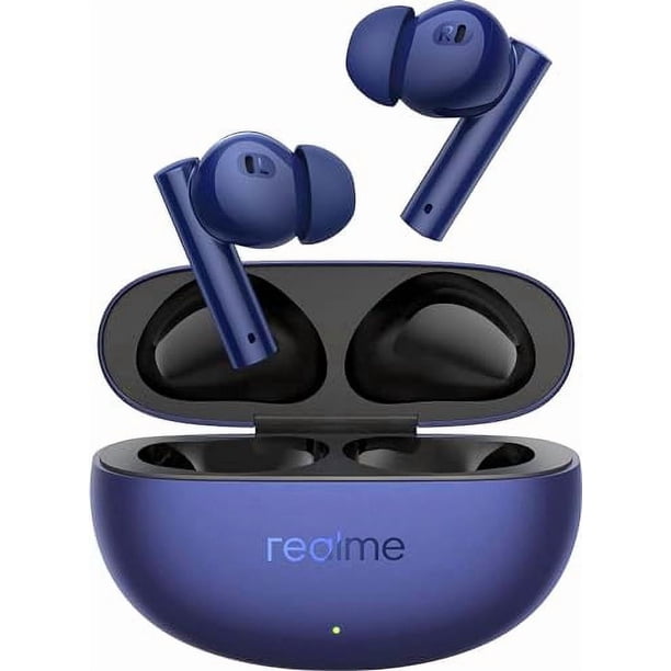 realme Buds Air 5 Verdaderamente Inalámbrico in-Ear Earbuds con 50dB ANC, Controlador de Bajos Dinámicos Mega Titanizado de 12.4mm, Batería de hasta 38 Horas con Carga Rápida y 45ms de Latencia Ultra