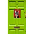 thumbnail image 2 of Carolines Treasures SC9764DS1216 German Pinscher Flocons de Neige Rouges Impressions Murales Ou de Porte en Métal Aluminium pour les Fêtes, 2 of 2