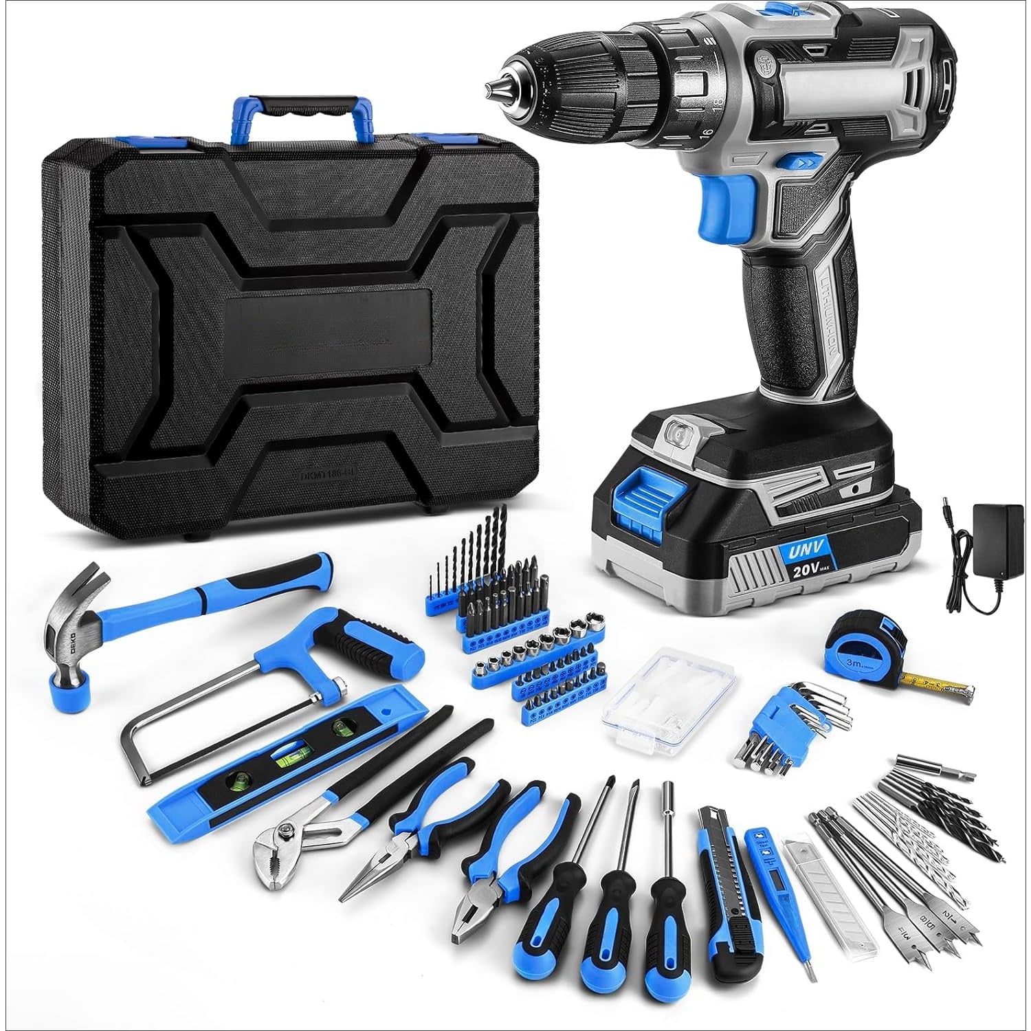 Kawasaki 840051 20-Piece Drill Kit with 19.2-Volt Ni-Cad Cordless