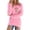 Pink, variant on Bovemsi Womens Sweaters Casual Solid Long Sleeve Jumper Blouse Fall Sweaters