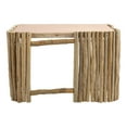 thumbnail image 1 of Wooden Small Pet Hideout Breathable Fence Hamster Hideout Hut with Platform for Rabbit Chinchilla Guinea Pig, 1 of 14