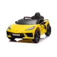 thumbnail image 1 of 12V Chevrolet Corvette C8 1 Seater Kids Ride On Car, 1 of 5