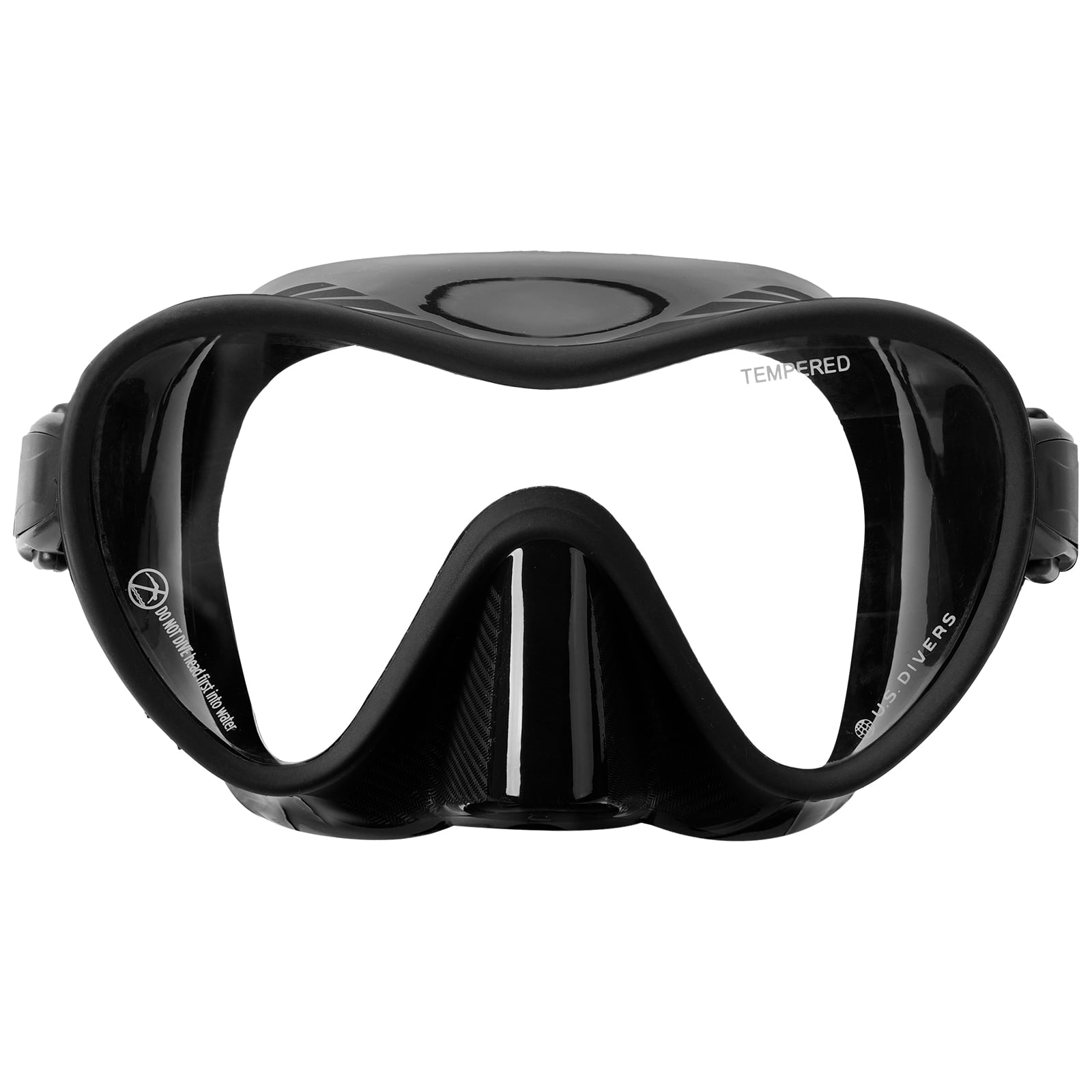 U.S. Divers Adult Tropic Snorkel Mask (Black)