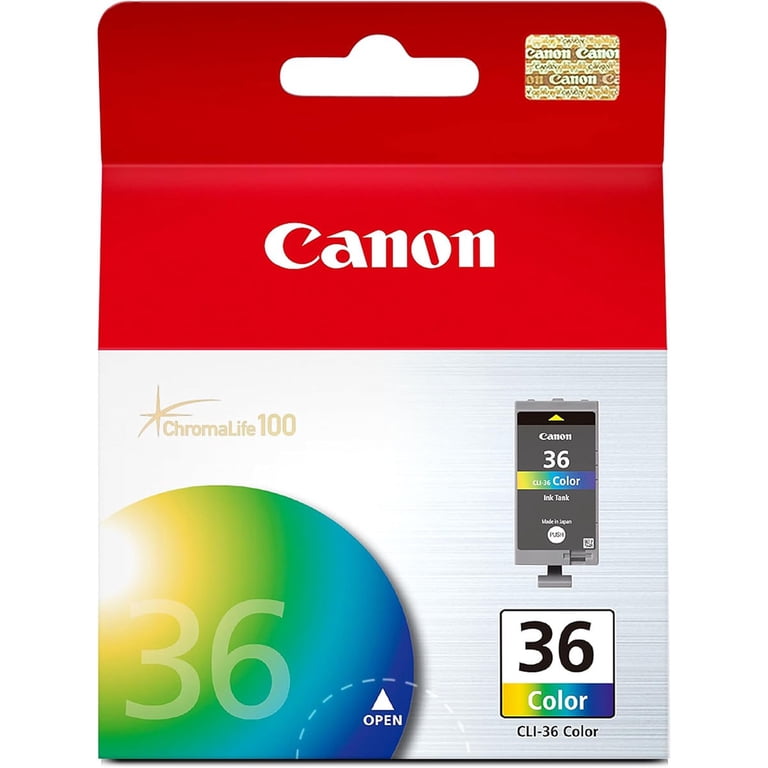 Canon CLI-36 Twin Pack – 2 Tintenpatronen Farbe, Original, Je 12 Ml, Für Bis Zu 249 Seiten, Umweltfreundliche Verpackung