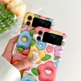 thumbnail image 3 of Kawaii Flower Case for Samsung Galaxy Z Flip 3 Girls Stylish Cover, Cute Woman Case for Galaxy Z Flip 3 Lovely 3D Floral Print, Elegant Girly Phone Case for Z Flip 3, 3 of 14