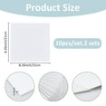 thumbnail image 2 of 2sets Square Paper Drawing Board for Beginners Artists White 210x210x9.5mm 5pcs/set, 2 of 6
