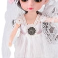 thumbnail image 3 of 2pcs 6.7 Inch Girl Doll Joint Movable Exquisite Lovely Doll with Exquisite Dress Birthday Gift, 3 of 4