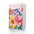 thumbnail image 2 of Daughter In Law Happy Birthday Card Watercolour Flowers Spring Floral Pastel Hibiscus Geranium Gardener For Her Greeting Card, 2 of 3