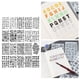 thumbnail image 2 of Plantilla de Letras de Plástico 20 Piezas Sunnimix Plantillas de números de letras, 2 of 7