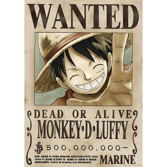 Straw Hat Luffy Wanted Poster